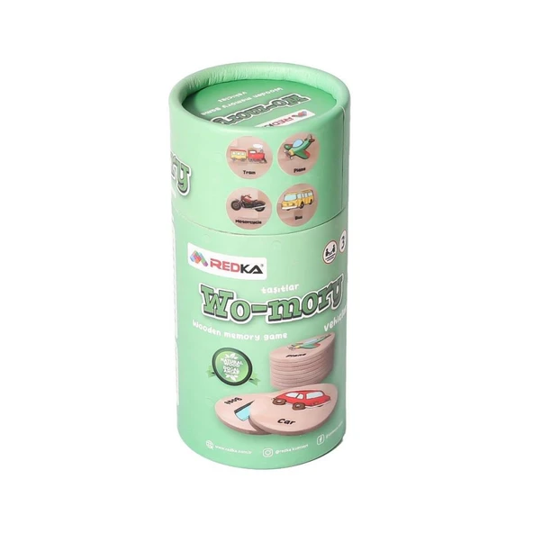 Nessiworld  RD5644 Redka Wo-mory Ahşap Hafıza Oyunu - Resim 3