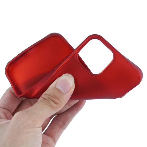 Gpack Apple iPhone 13 Mini Kılıf Korumalı Mat Soft Premier SilikonNano Glass - 3