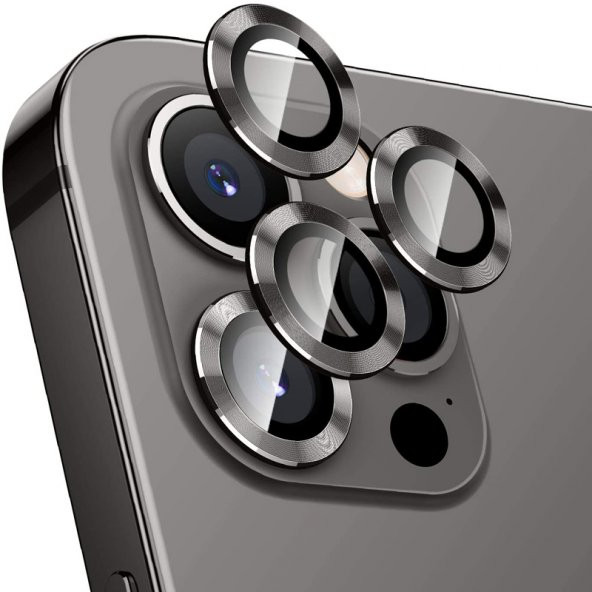 Gpack Apple iPhone 13 Pro Max Kamera Metal Cam Lens Koruyucu