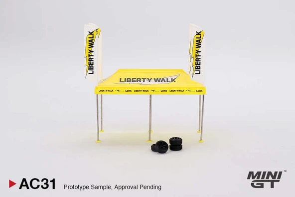 Nessiworld  Mini GT 1/64 Paddock Service Tent Set - LB Racing - 2
