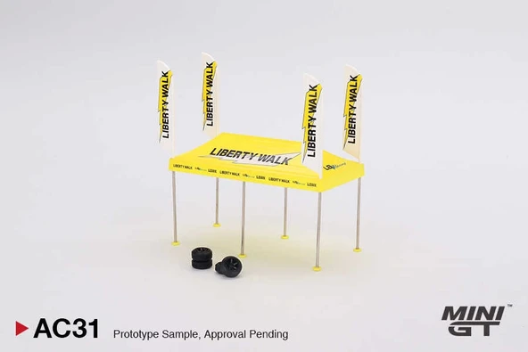 Nessiworld  Mini GT 1/64 Paddock Service Tent Set - LB Racing - 1