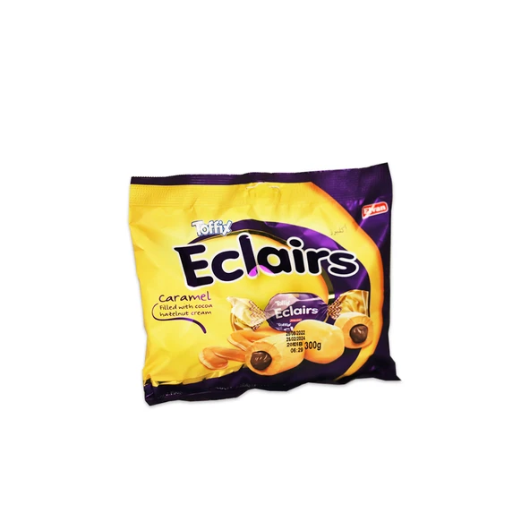 Toffix Eclairs Şeker 300 Gr. (1 Paket)