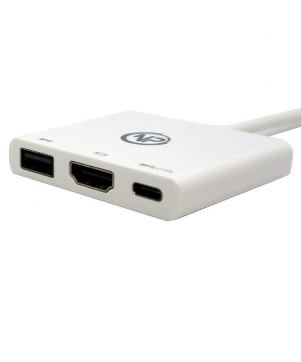 NPO TCA-104 MUF82ZM Macbook Type-C to HDMI-USB-Type-C Çoklayıcı - 3