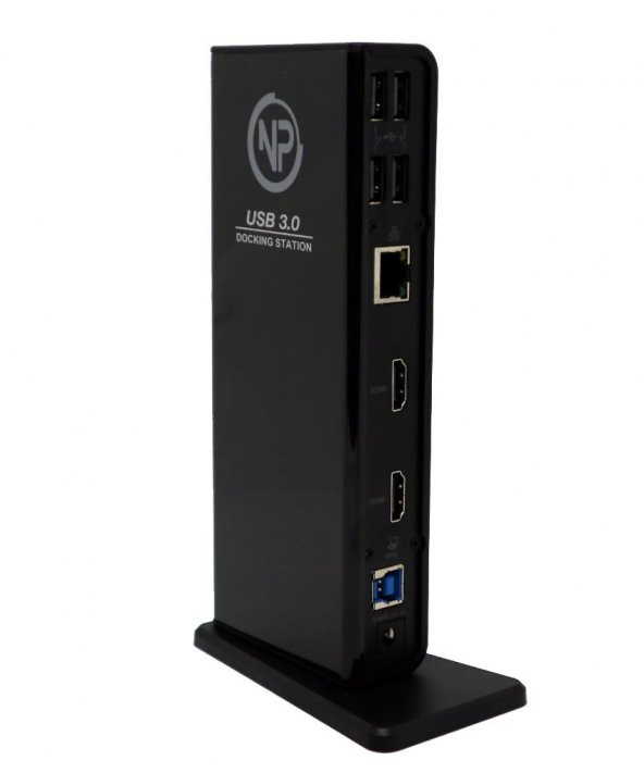 NPO TCD-102 MacOS/Windows 4k 60hz 2xHDMI 4xUSB2.0 2xUSB3.1 1xTypeB 2x3,5mm Gigabit Docking Station (Silinecek) - 2