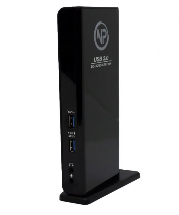 NPO TCD-102 MacOS/Windows 4k 60hz 2xHDMI 4xUSB2.0 2xUSB3.1 1xTypeB 2x3,5mm Gigabit Docking Station (Silinecek) - 3