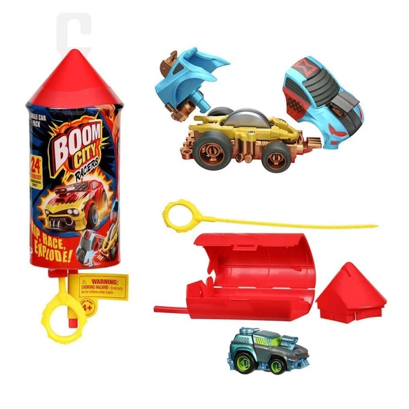 BMC03000 Boom City Racer Basic Araçlar Sürpriz Paket - 2