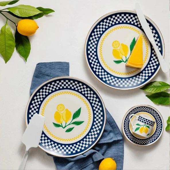 Porser Blue Zest Chic 6 Parça Servis Seti - 2