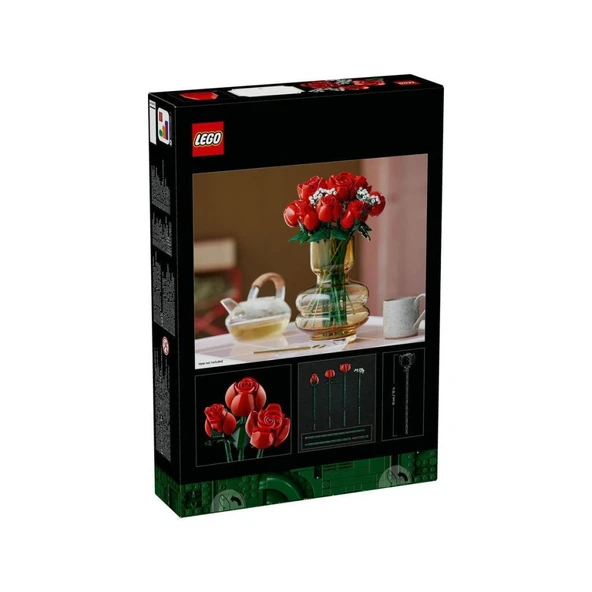 Nessiworld  10328 LEGO® icons Botanical Collection - Gül Buketi 822 parça +18 yaş - 5