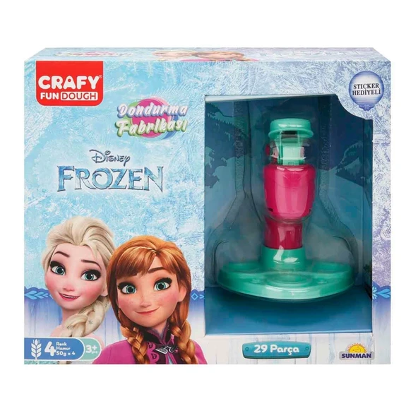 Nessiworld  Frozen Dondurma Fabrikası Oyun Hamuru Seti 200 gr 29 Parça
