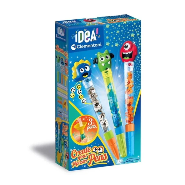 Nessiworld  18828 Idea Clemetoni - Mini Kalem Laboratuvarı - Canavarlar - 1