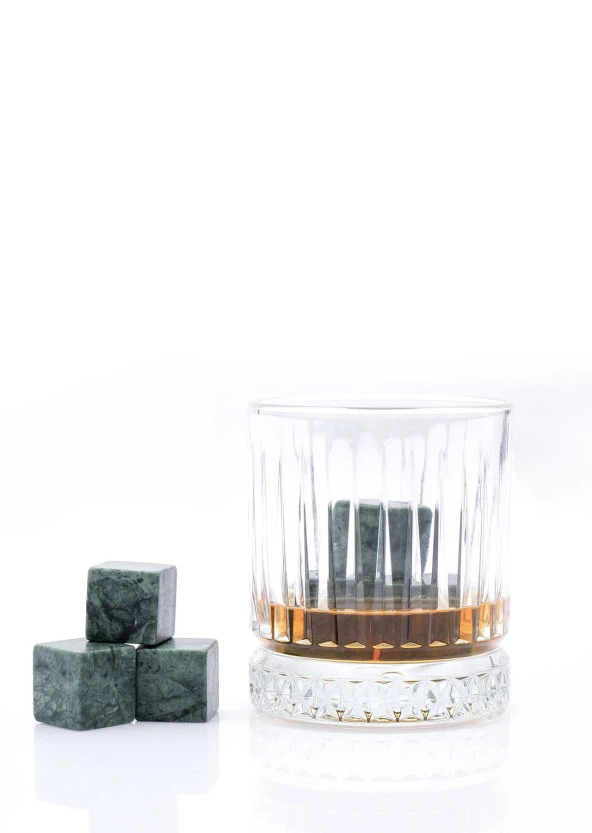 Perlotus 355 cc Özel Kesme 2'li Viski Bardağı Kadeh - 5