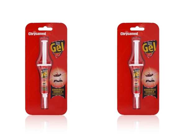 Chrysamed Fibron Gel 5 gr Hamam Böceği Karınca Jeli 2 Adet