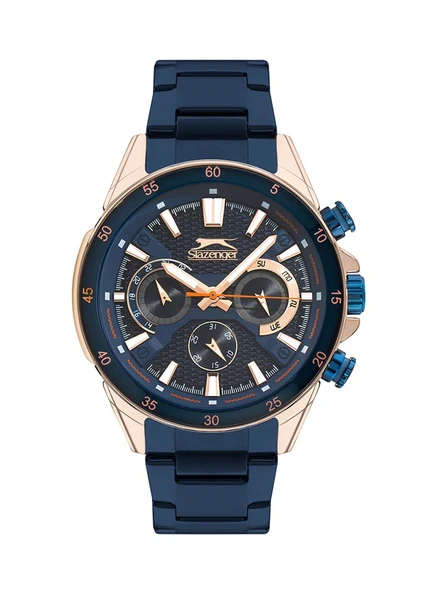 Slazenger SL.09.2126.2.05 Quartz Çelik Lacivert 44 mm Erkek Kol Saati