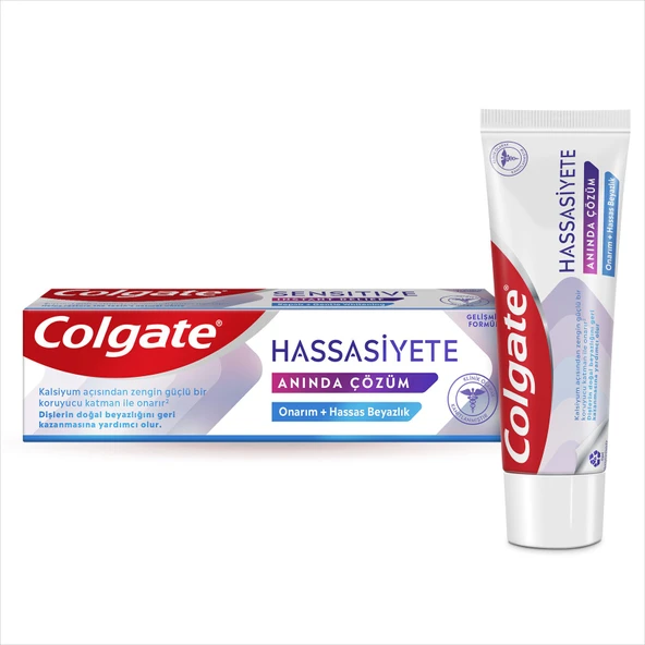 Colgate Hassasiyete Anında Çözüm Onarım ve Hassas Beyazlık Diş Macunu 75 ml