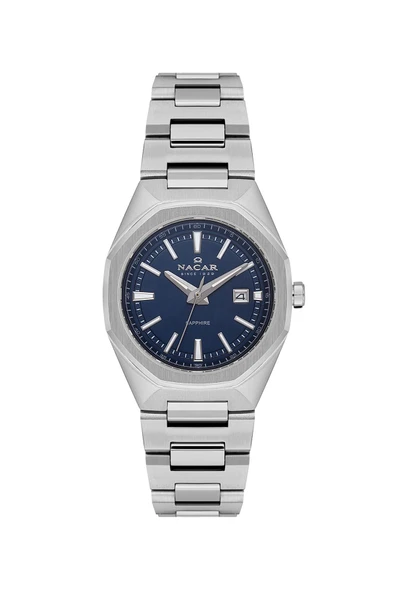 SAFİR CAM SPOR GÜMÜŞ KADIN KOL SAATİ NC08-39430494-ALM ürün görseli 1