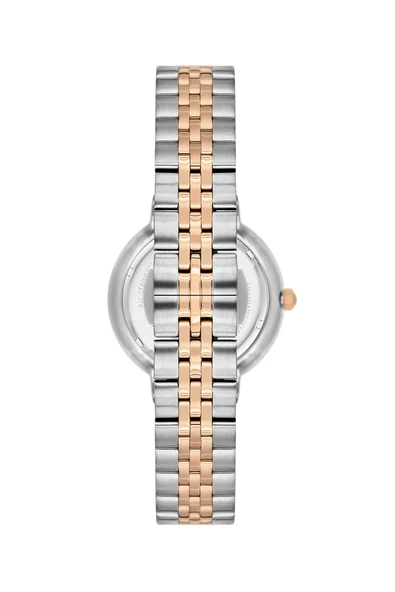 SAFİR CAM GÜMÜŞ - ROSE KADIN KOL SAATİ NC34-39B716-ENMS - Resim 4