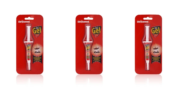 Chrysamed Fibron Gel 5 gr Hamam Böceği Karınca Jeli 3 Adet
