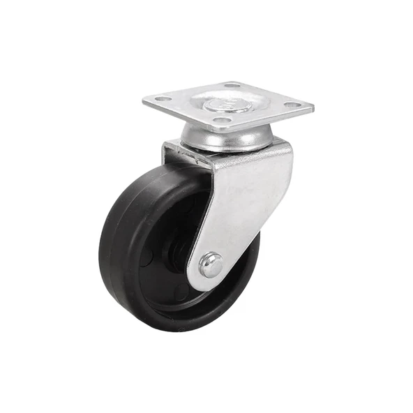 Ofis Koltuk Tekeri Vidalı Yük Taşıma Mobilya Alışveriş Sepeti Tablalı Teker 50 MM x 20 mm Siyah - 5