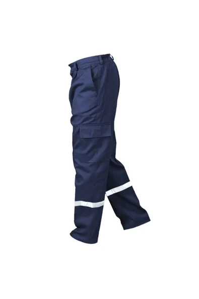 Arbe Tekstil Gabardin 7/7 Kışlık Reflektörlü Lacivert Işçi Pantolonu ürün görseli