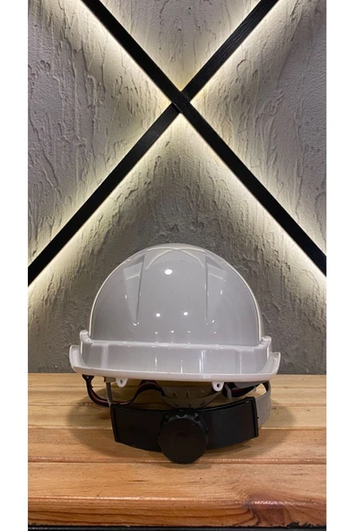 Veo Vidalı Havalandırmalı Beyaz Baret - Resim 2