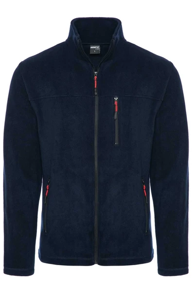 Çağdaş İş Güvenliği Ekipmanları Lacivert Renk Tam Fermuarlı 3 Cepli Erkek Polar ürün görseli