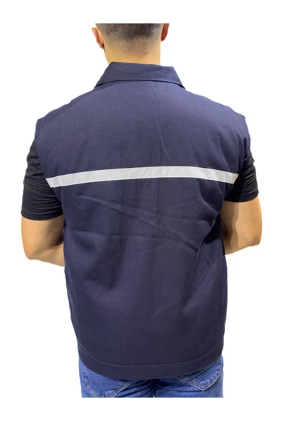 Butik Bafaco Tekstil /  7/7 Gabardin Reflektörlü Kışlık Yelek - Resim 3