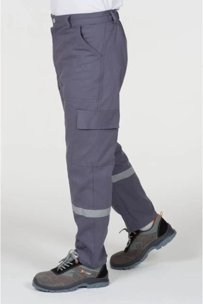 MESAY Gri Yazlık İş Pantolonu - Resim 2