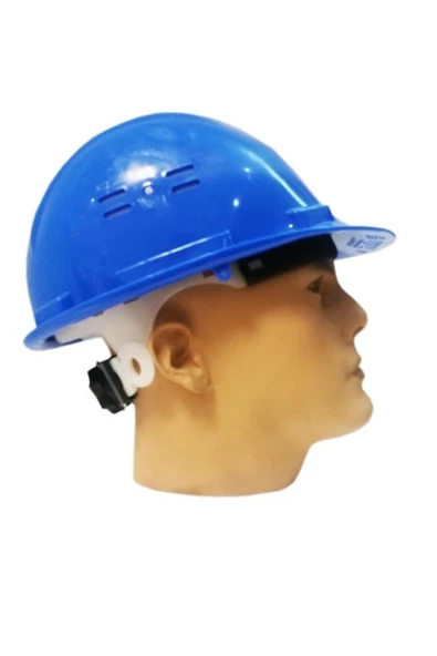 Essafe Enseden Ayarlanabilir Vidalı Hava Delikli Mavi Baret ürün görseli