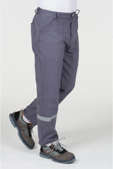 MESAY Gri Yazlık İş Pantolonu - Resim 3