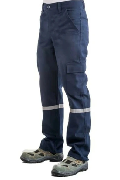 MAB LACİVERT 7*7 REFLEKTÖRLÜ KOMANDO VE KUMPAS CEPLİ İŞ PANTOLON - 1