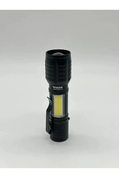 Wıson WS-5454 Küçük El Feneri - COB Teknolojili, Suya Dayanıklı ve Enerji Tasarruflu - 2