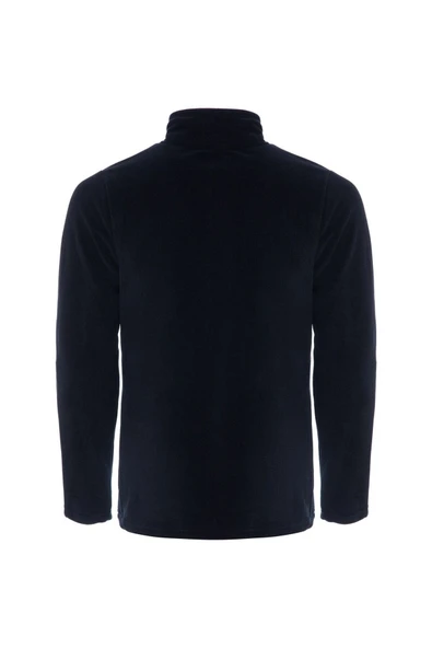 ALC Unisex Siyah Bato Yaka Tam Fermuarlı 3 Cepli Outdoor Polar Ceket - 2