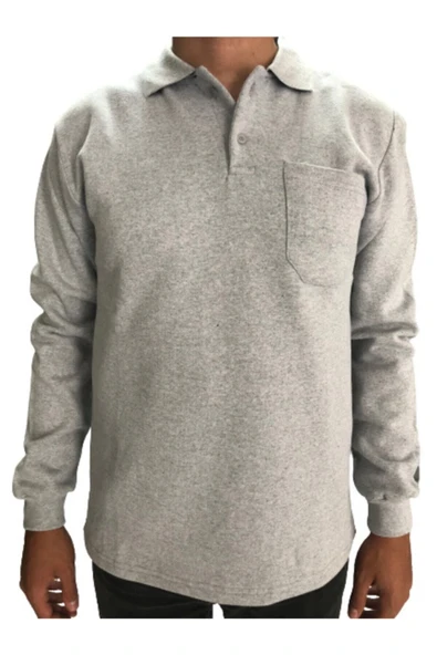 MAKROSAFETY Sweatshirt Kışlık Iş Elbiseleri Gri Renk Iş Kıyafetleri