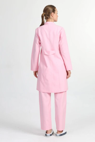 BAŞAK Önlük Iş Personel Hastane Öğrenci Temizlik Önlüğü (gömlek Yaka) - 4