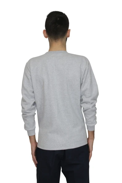 Çağrı İş Elbiseleri Bisiklet Yaka Sweatshirt Lacivert Renk - 2