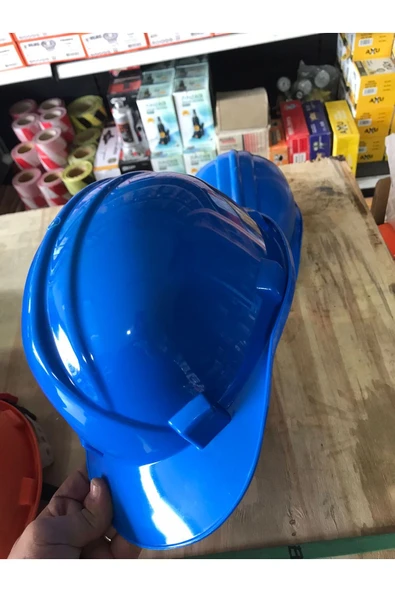 Gençahi Enseden Mekanizmalı Mavi Baret - Resim 4