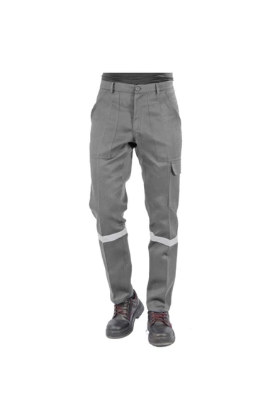 mervem Erkek Gri Kışlık Iş Pantolonu 7/7 Lacivert Kargo Cepli ürün görseli