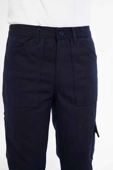 mervem İş Pantolonu 7/7 Gabardin %100 Pamuk Reflektörlü Kargo Cepli - Resim 6