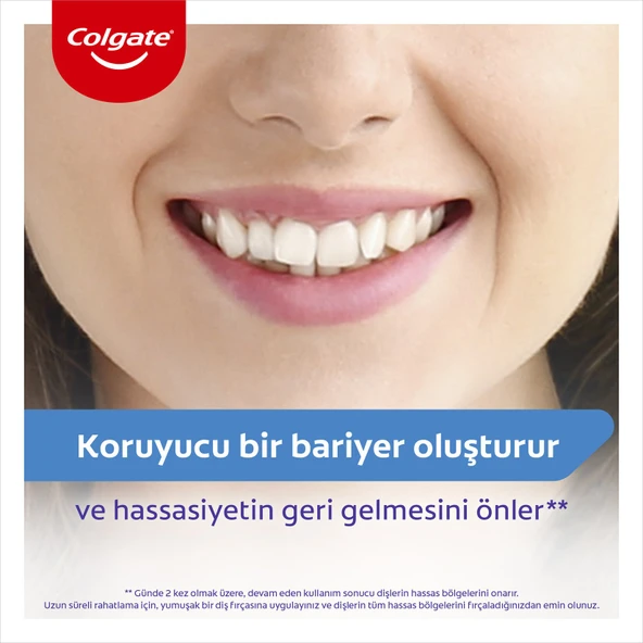 Colgate Hassasiyete Anında Çözüm Onarım ve Hassas Beyazlık Diş Macunu 75 ml 5 Adet - 2