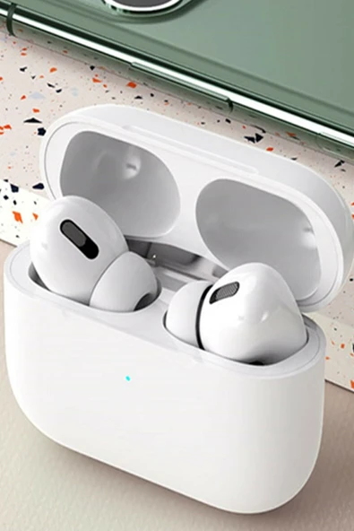 Airpods Pro Tipi Bluetooth Kulaklık ve Kablosuz Şarj Kutusu - 4