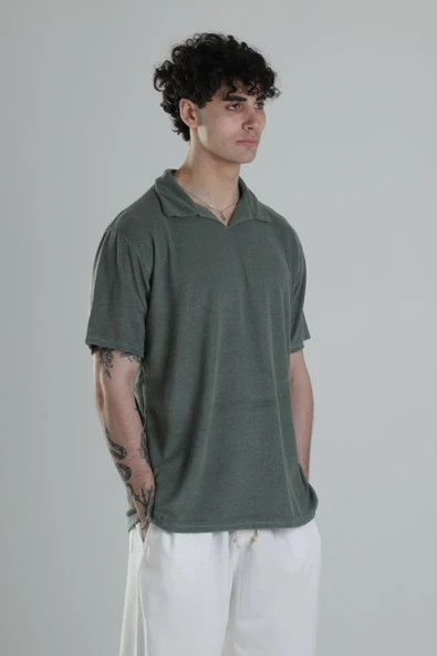 Yazlık Havlu Kumaş T-Shirt - 4