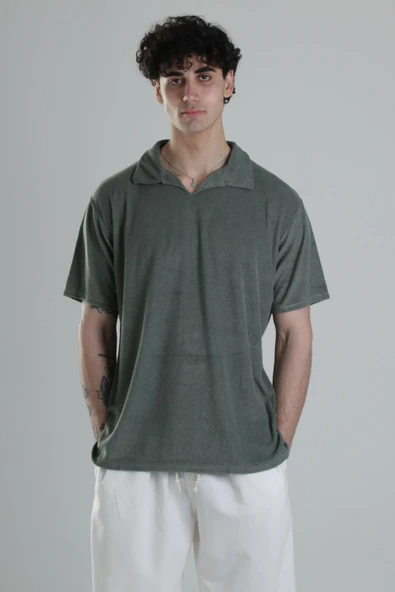 Yazlık Havlu Kumaş T-Shirt - 2