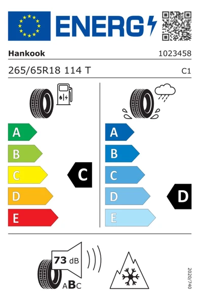 Hankook 265/65 R18 114T Dynapro AT2 RF11 M+S Yaz 4x4 2024 - Resim 2