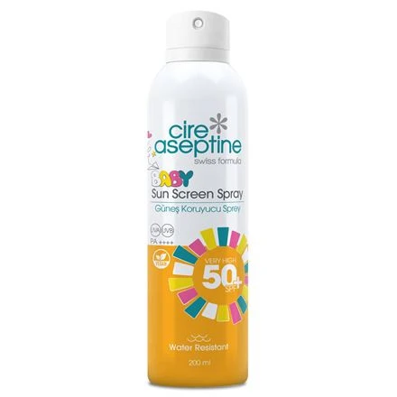 CİRE ASEPTİNE BABY GÜNEŞ KORUYUCU SPREY 50+SPF 200ML - 1