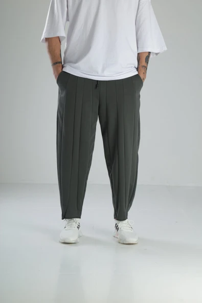 Yeşil Tasarım Baget Pantolon - 3