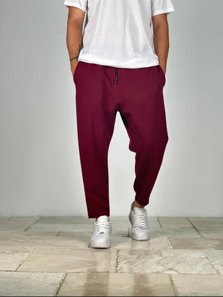 Bordo Baget Pantolon - 2