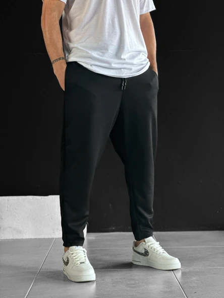 Siyah Baget Pantolon