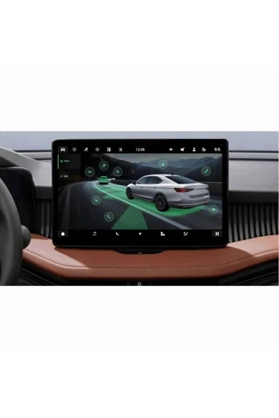 ZDN Case Skoda Superb 13 inç Uyumlu Multimedya Navigasyon 9H Nano Ekran Koruyucu - 2