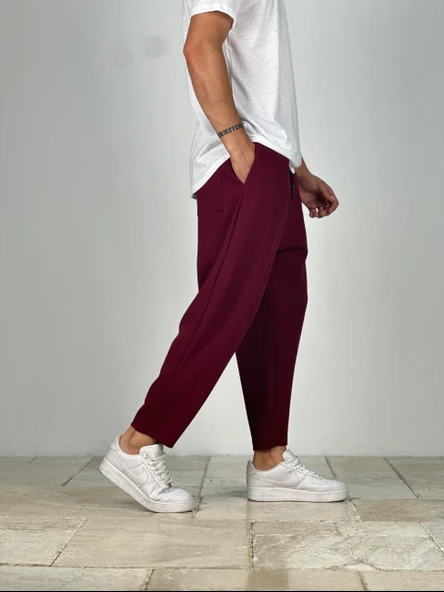 Bordo Baget Pantolon - 3