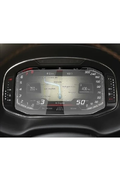 ZDN Case Seat Leon Hayalet Ekran Dijital Gösterge Panel Ekran Nano Koruyucu Film